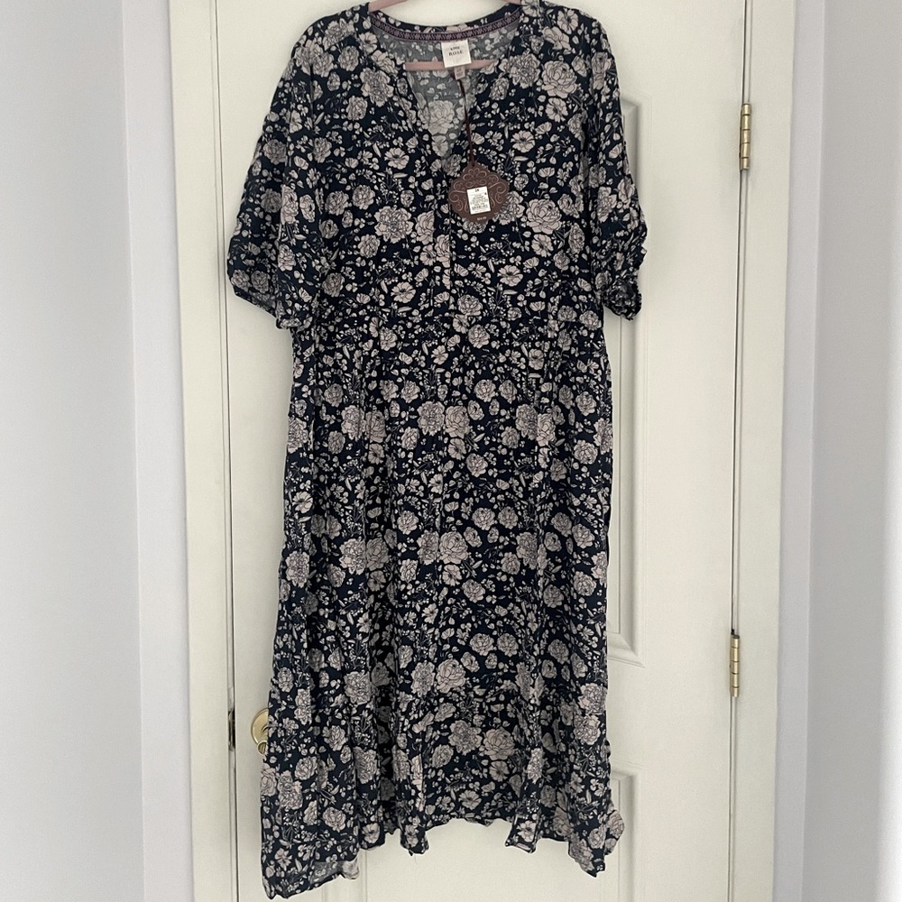 Knox Rose Navy Floral Dress
